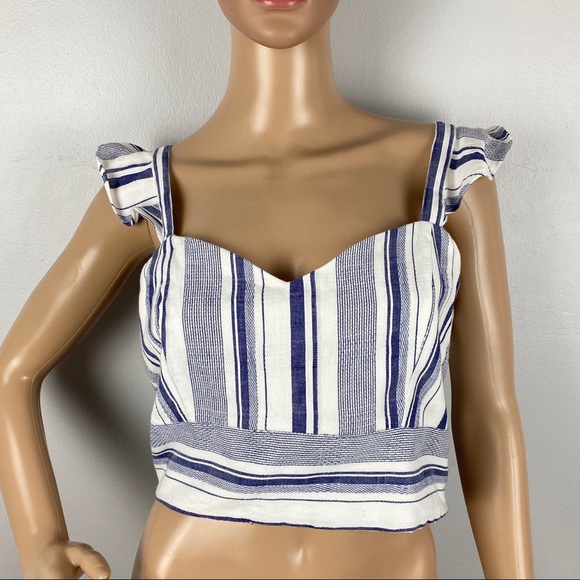 NEW PARKER STRIPED CROP TOP - Picture 2 of 8